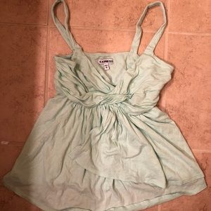 Express Mint Green Babydoll tanktop